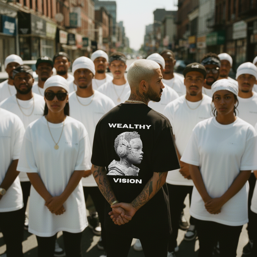 Wealthy Afro Oversized Tee